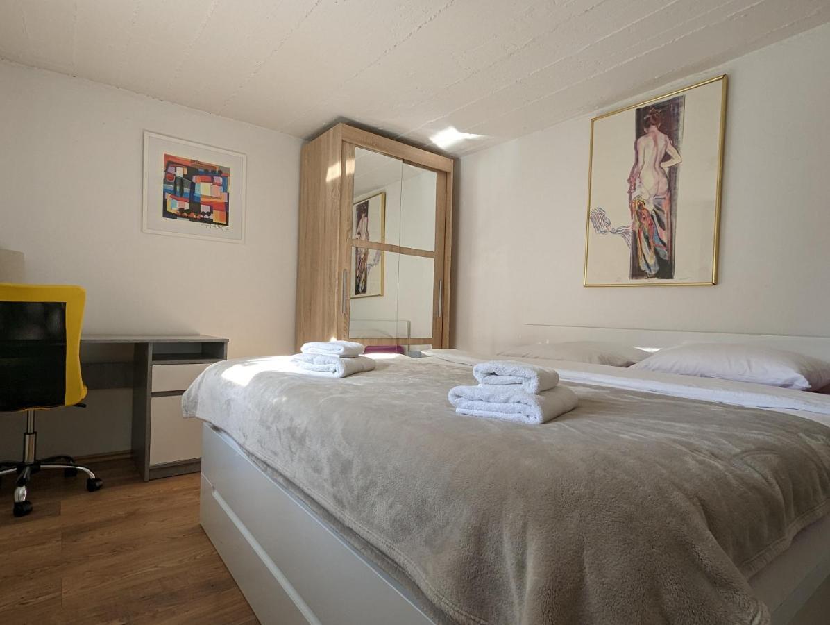 Twin-Magnolias Condo With Garden, Parking & Ev Station Zagreb Exteriör bild